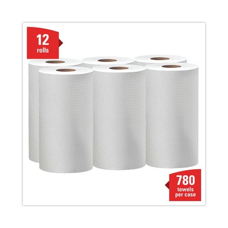 Wypall X60 Cloths, Small Roll, 19 3/5 x 13 2/5, White, 130/RL, PK6, 6PK 35421